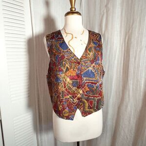 Danielle B Vest Size S/M Women’s 80's Dark Academia Vest